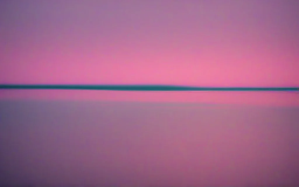 Abstract photograph of a still dark water surface holding a single soft highlight, wide and quiet